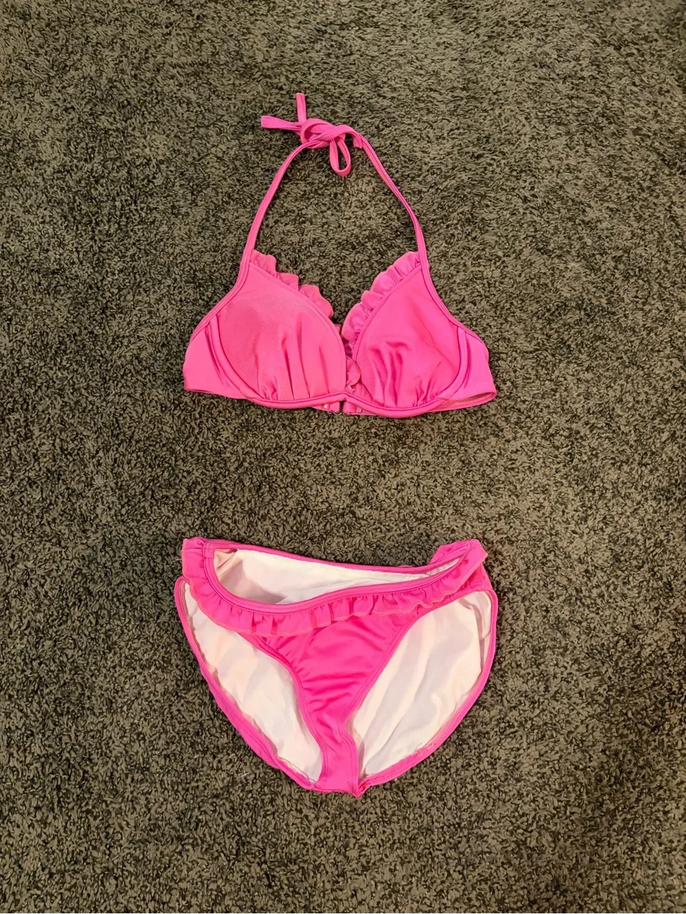 Pageant swimsuit pink set size small